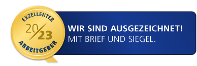 Siegel Exzellenter Arbeitgeber 2023 Siegel Exzellenter Arbeitgeber 2023